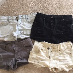 Assortment of 4 shorts from pacsun & urban